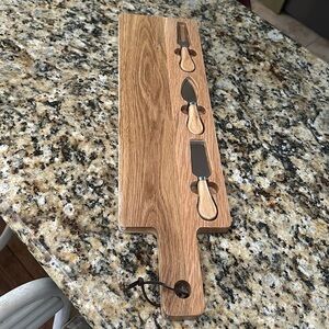 Wooden cheese charcuterie bored